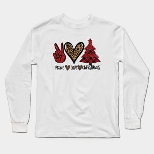 Christmas Peace and Love Long Sleeve T-Shirt